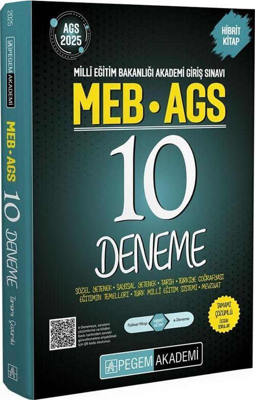2025 MEB-AGS Tamamı Çözümlü 10 Deneme