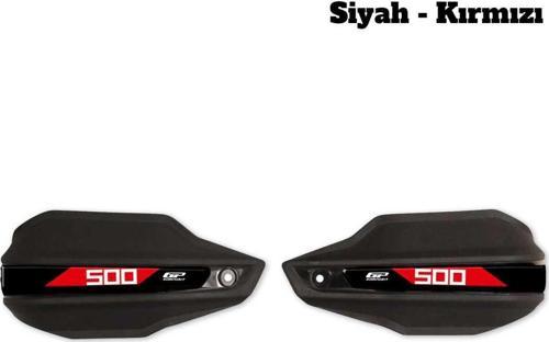 Elcik Koruma Siyah-kırmızı Honda Nx 500 2025 Uyumlu