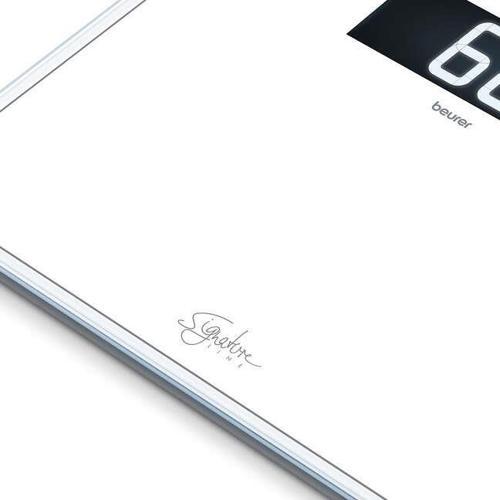 GS 410 SignatureLine Beyaz cam banyo baskülü