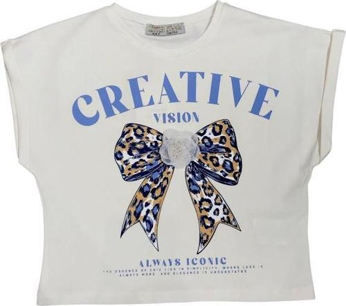 Kız Çocuk Leopar Fiyonk Tshirt