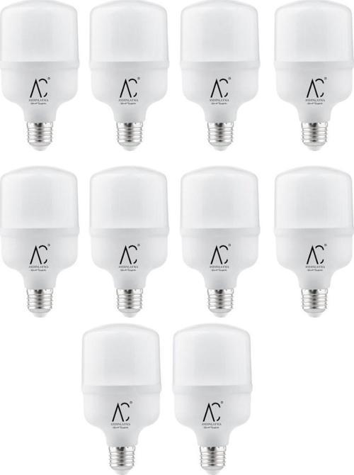 30W Torch Led Ampul 6500K (Beyaz Işık) 10 Adet