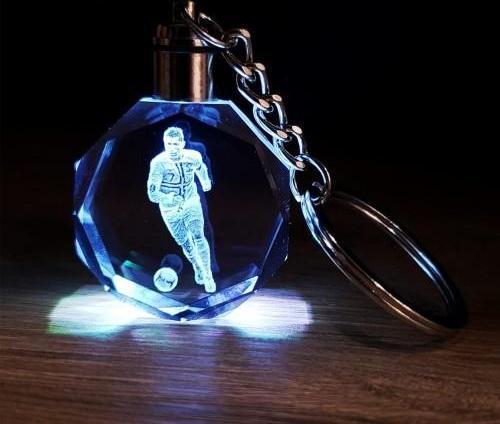 Futbol Tasarımlı Işıklı Anahtarlık