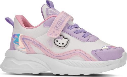 Günlük Kız Çocuk Sneaker Lastik Bağcıklı Hologram Cırtlı Hafif Hello Kitty Ayakkabı 1907