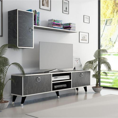 Directory Tv Ünitesi Bendır Gümüş 160 Cm
