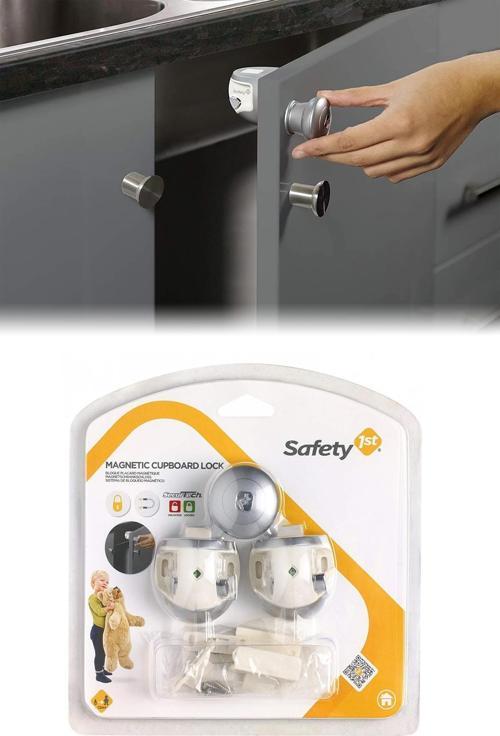 Safety1st Manyetik Bebek Güvenlik Dolap Çekmece Kilidi 2 Adetli Set Gizli Kilit PD060-1