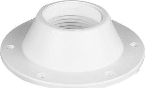 Table Bottom Plate, Deck-mount, Ø190mm-Η.55mm, White