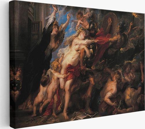 Özel Tasarım, Dekortif Baskı peter Paul Rubens’İn Savaşın Sonuçları Tablosu-6655