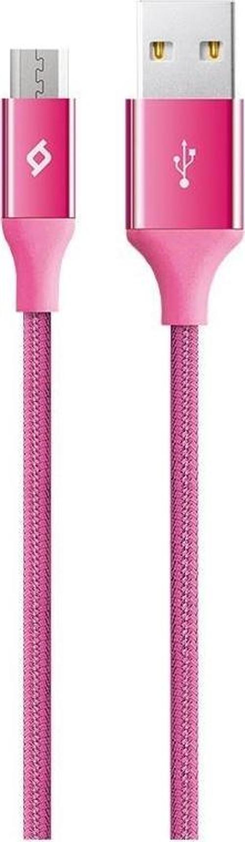 AlumiCable Micro USB Kablo Pembe 1.20 cm 2DK11P