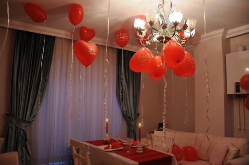 Kırmızı Kalpli balon 12 inc Büyük Boy 10 Adet