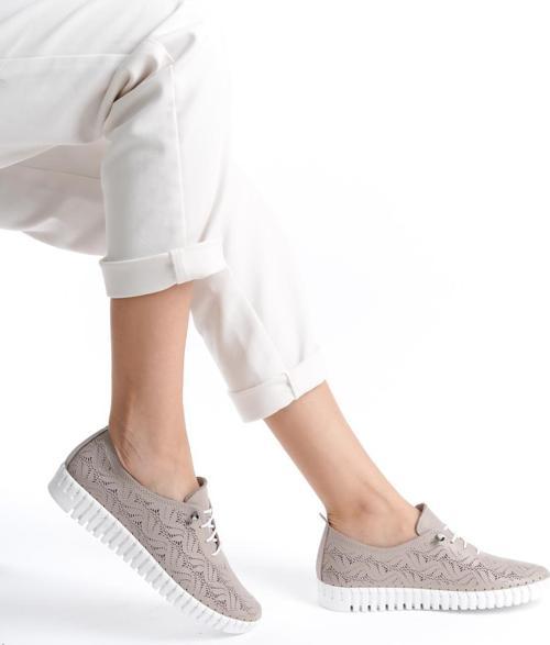 Hakiki Deri Ortopedik Hassas Ciltler İçin Çok Yumuşak Vizon Kadın Ayakkabı Artı-Artı014-ALK054