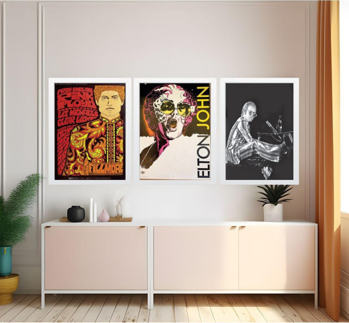 Modern Tarz Mdf Plastik Çerçeveli 3'Lu Dekoratif Tablo 153
