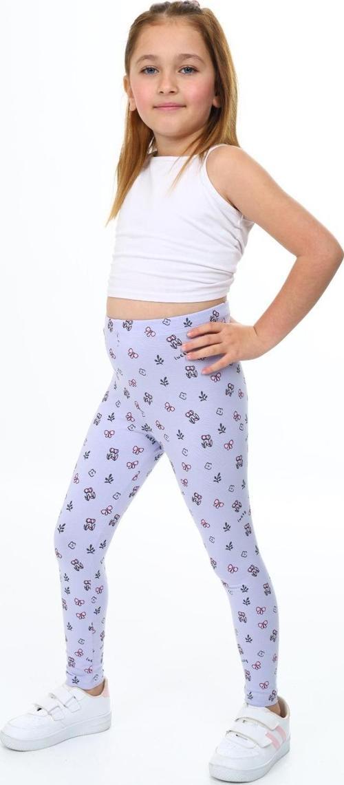 Toontoy Kız Çocuk Baskılı Tayt
