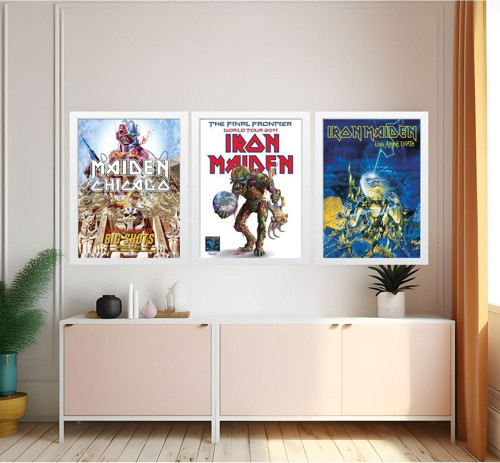 Modern Tarz Mdf Plastik Çerçeveli 3'Lu Dekoratif Tablo 160