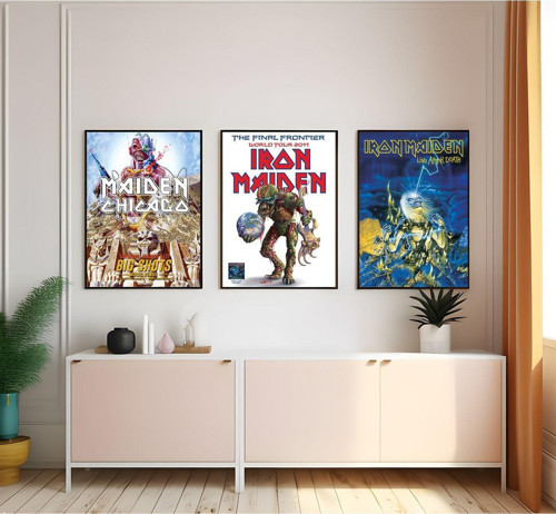 Modern Tarz Mdf Plastik Çerçeveli 3'Lu Dekoratif Tablo 160
