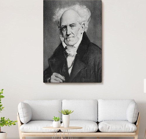 Özel Tasarım, Dekortif Baskı arthur Schopenhauer Tablosu -6266