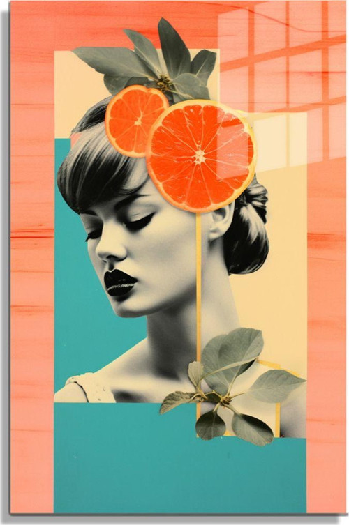 Popart Digital Sanatlar,3D Dekoratif Baskı Cam Tablo 152