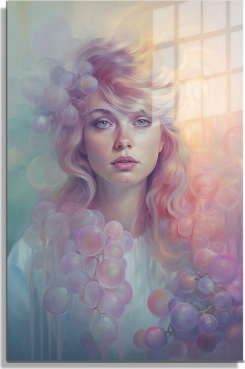 Popart Digital Sanatlar,3D Dekoratif Baskı Cam Tablo 81