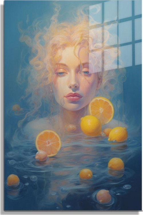 Popart Digital Sanatlar,3D Dekoratif Baskı Cam Tablo 90