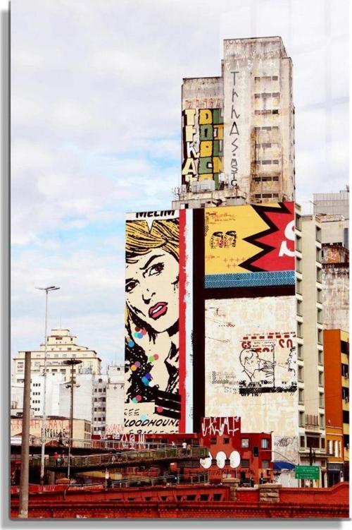 Popart Digital Sanatlar,3D Dekoratif Baskı Cam Tablo 120