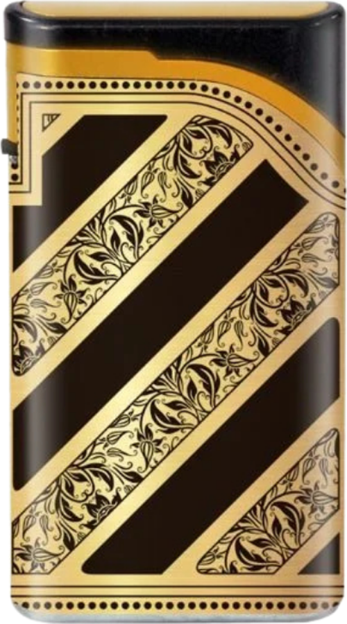PremiumQuality Gold - Siyah Tek Torch Pürmüz Plastik Puro Çakmağı