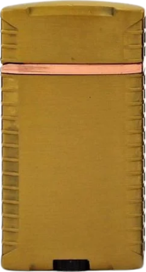 PremiumQuality Gold Çift Torch Pürmüz Metal Puro Çakmağı