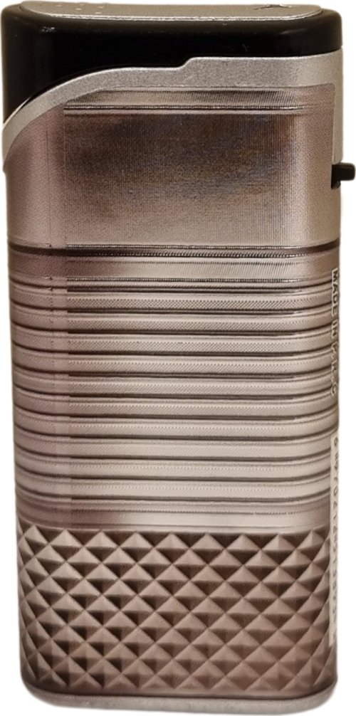 PremiumQuality Gümüş Tek Torch Pürmüz Plastik Puro Çakmağı