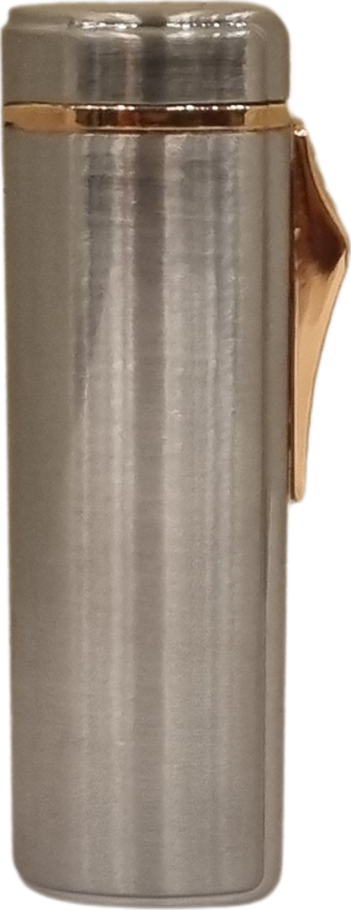 PremiumQuality Gümüş Üç Torch Pürmüz Metal Puro Çakmağı