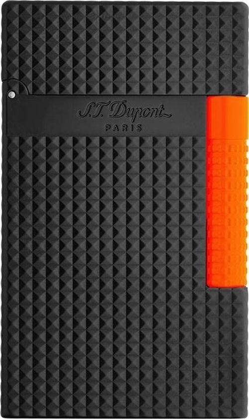 Fluo Le Grand Dupont Diamond Head Neon Turuncu Le Grand Çakmak 23069