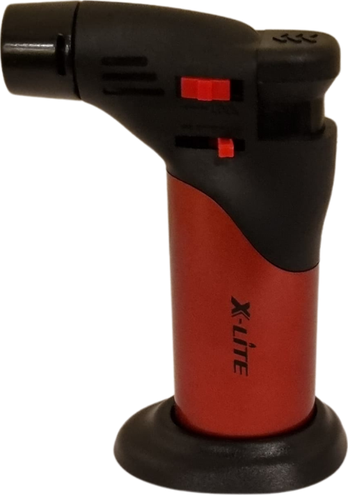 Kırmızı Tek Torch Masa Tipi Plastik Puro Çakmağı