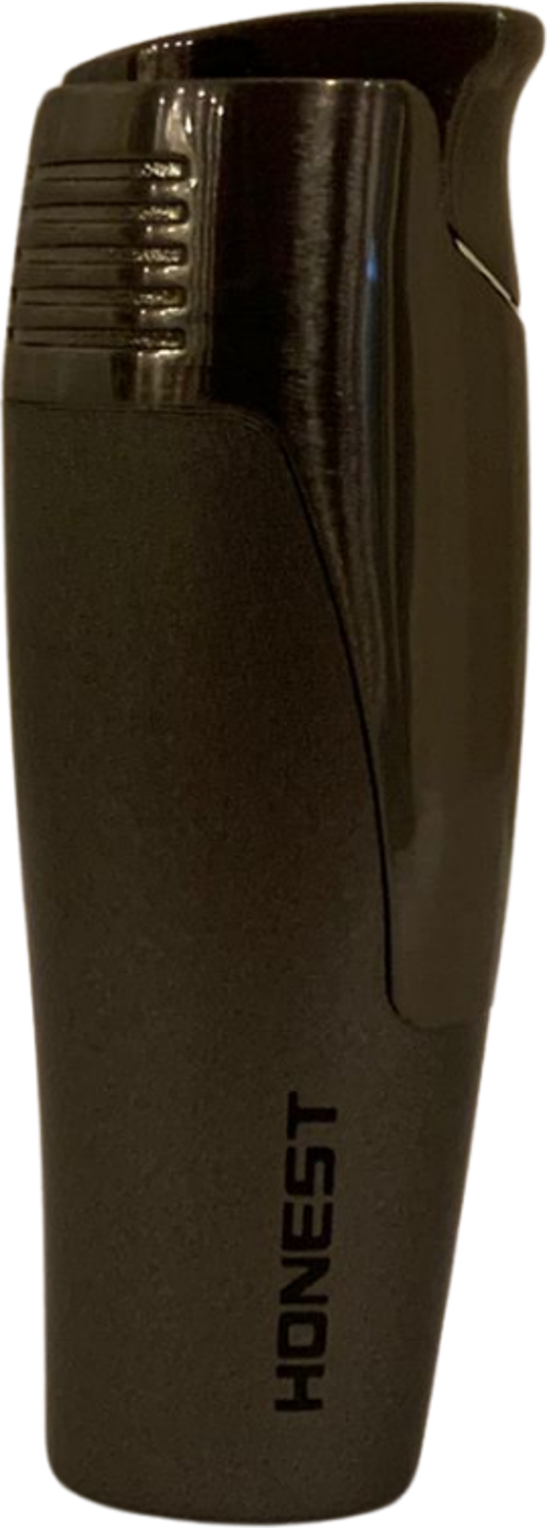 Tek Torch Pürmüz Koyu Gümüş Puro Çakmağı