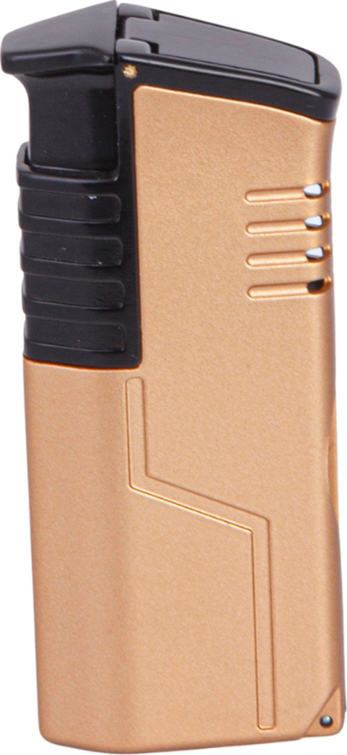 3 Torch Pürmüz Gold-Siyah Metal Puro Çakmağı