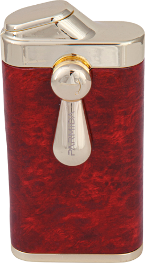 Çift Torch Pürmüz Bordo-Gold Metal Puro Çakmağı