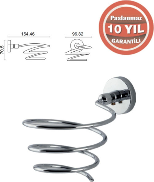 Kr10-018 Karaca Fön Askılık