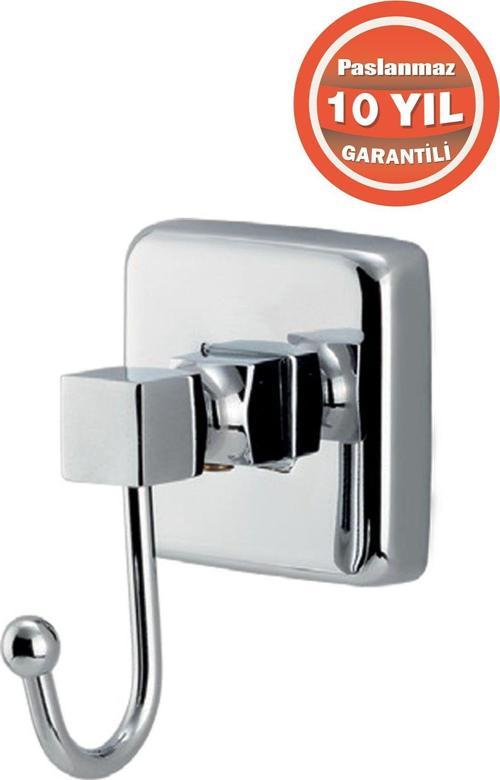 Paslanmaz Pirinç Kumru Tekli Bornozluk Banyo Askısı