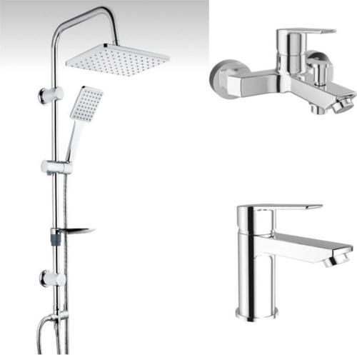 Mare Banyo Bataryası Lavabo Bataryası-Tema 53242 Duş Seti