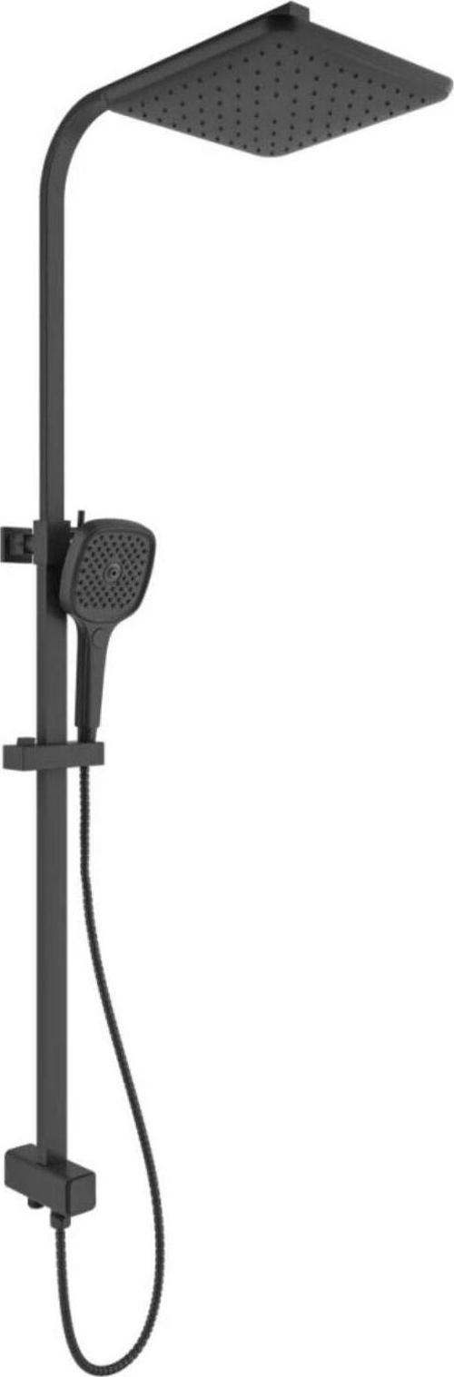 Rain Kare Push Button Duş Barı Siyah 410200505503