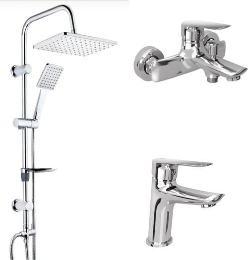 Tandem Banyo+Lavabo Ve Tema 53242 Tepe Duş Seti
