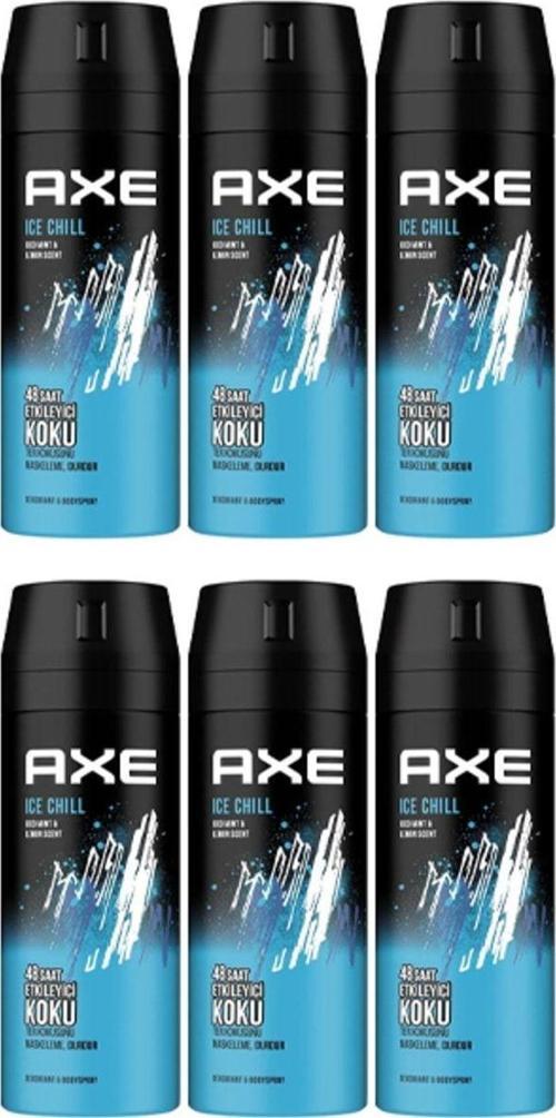 6'Lı Erkek Deodorant Sprey Ice Chill 150 Ml