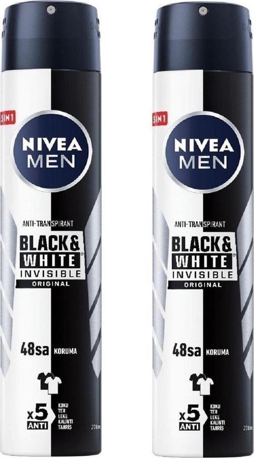 Nıvea Men Invisible Black Ve White Original Erkek Deodorant 200 Ml