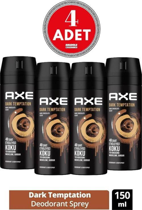 Dark Temptation Erkek Sprey Deodorant 150 Ml (4 Adet)
