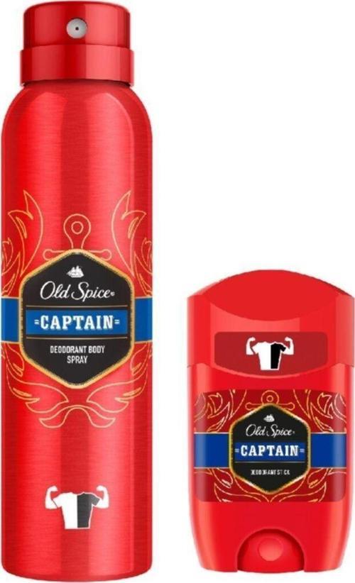 Captain Deodorant 150 Ml + Deo Stick 50 Ml