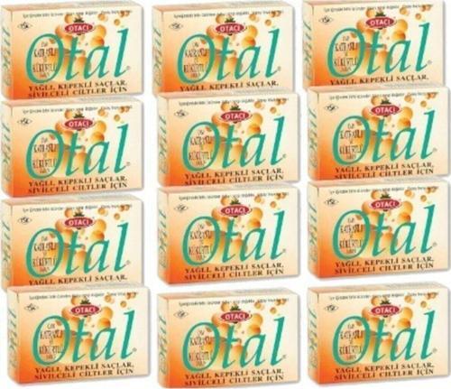 Otal Çam Katranlı Ve Kükürtlü Sabun Yağlı Ciltlerkepekli Ve Yağlı Saçlar 80 Gr 12 Adet