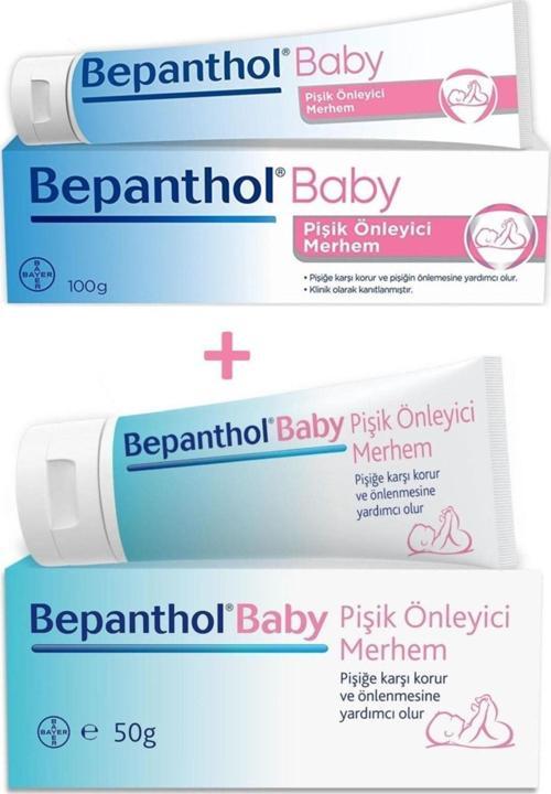 Baby Pişik Önleyici Merhem 100 Gr+ Baby Pişik Önleyici Merhem 50 Gr