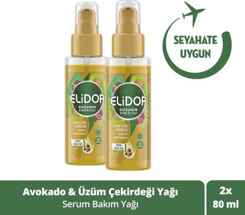 Doğanın Enerjisi Serum Saç Bakım Yağı Avokado Ve Üzüm Çekirdeği Yağı 80Ml X2 Adet
