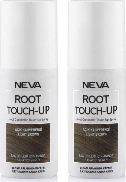 Neva Root Touch Up Kapatıcı Sprey 75 Ml Açık Kahve 2 Adet