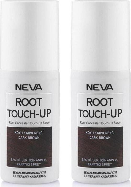 Neva Root Touch Up Kapatıcı Sprey 75 Ml Koyu Kahve 2 Adet