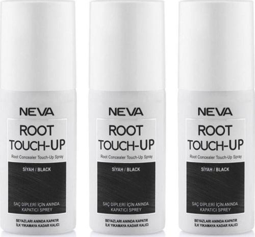 Neva Root Touch Up Kapatıcı Sprey 75 Ml Siyah 3 Adet