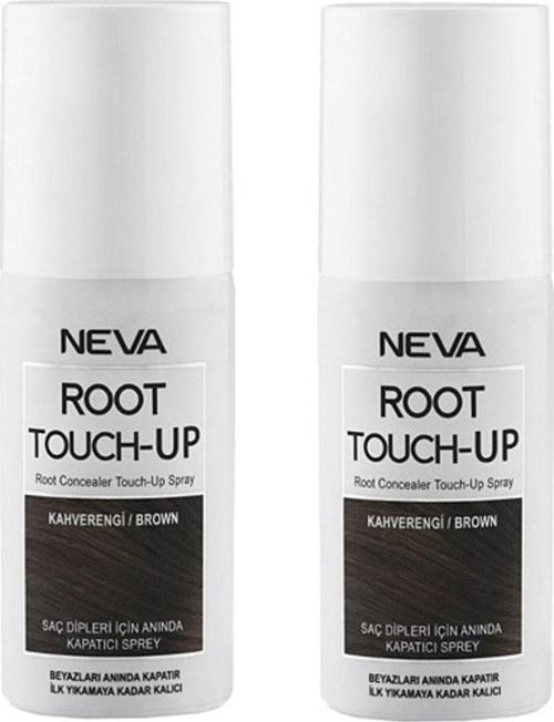 2 Adet Root Touch-Up Koyu Kahverengi 75 Ml. Sprey Saç Boyası