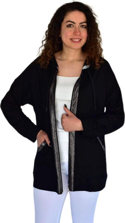 Kadın Spor Kapüşonlu Fermuarlı Hırka BGL-ST04263