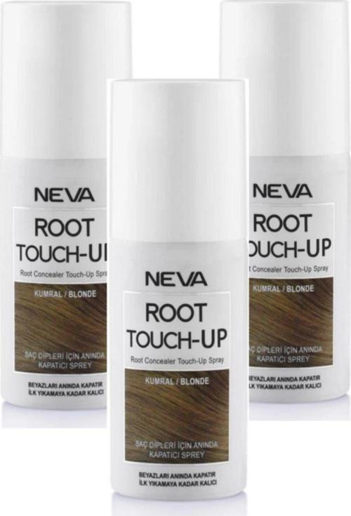 3 Adet Root Touch Up Sprey Kumral 75 Ml